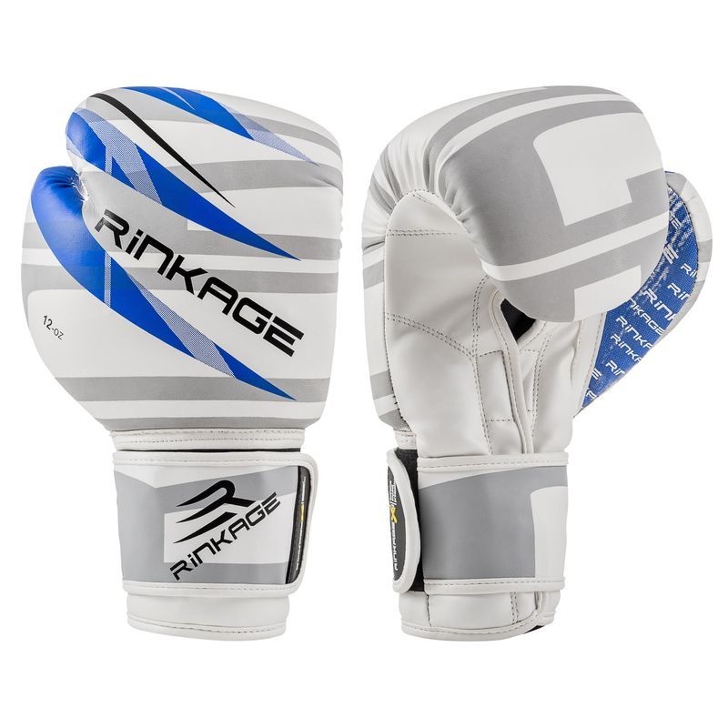 Rinkage Claws Gants de boxe Color  Blanc-Bleu Size 8 OZ
