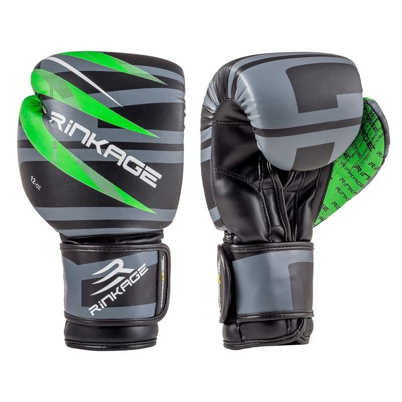 Rinkage Claws Gants de boxe Color  Noir-Jaune Size 8 OZ