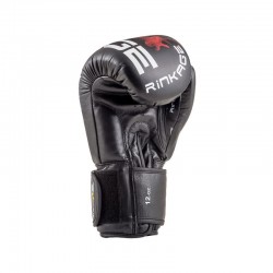Rinkage Mysterium Gants de boxe Color  Noir-Rouge Size 12 OZ