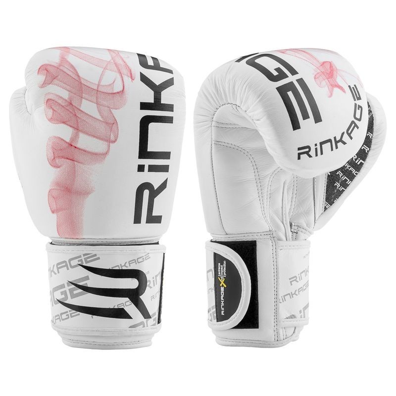 Rinkage Mysterium Gants de boxe Color  Noir-Rouge Size 14 OZ