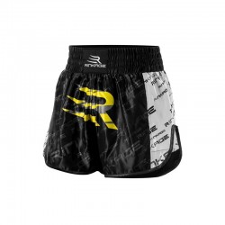 Rinkage Shiva Short kick boxing Color Noir-Jaune Size S