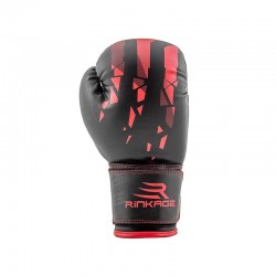 Rinkage Rise Gant de boxe enfant Color  Noir-Rouge Size 4 OZ