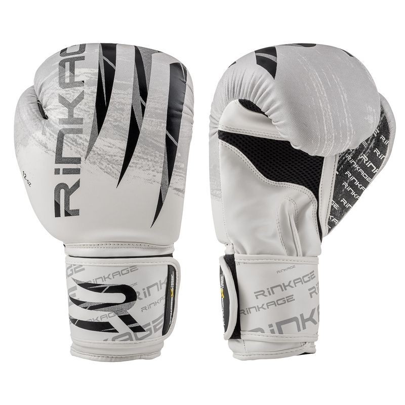 Rinkage Blast  gants d'entraînement boxe Color  Blanc-Bleu Size 10 OZ