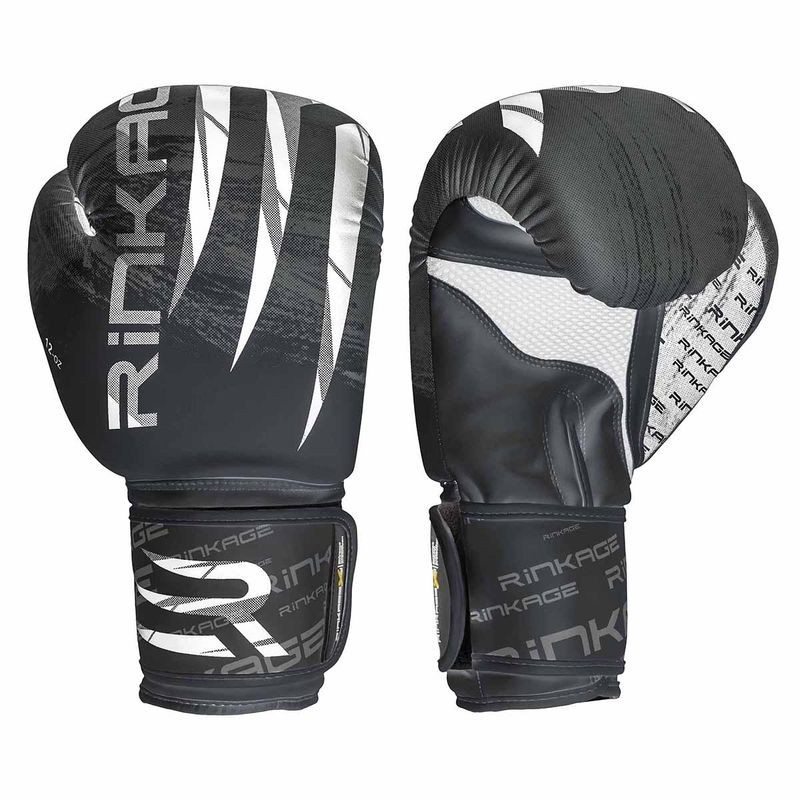 Rinkage Blast  gants d'entraînement boxe Color  Blanc-Bleu Size 12 OZ