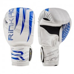 Rinkage Blast  gants d'entraînement boxe Color  Blanc-Bleu Size 14 OZ